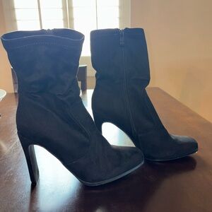 Women's Black Heeled Boots